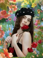 Boina Perlada Negro - Imagen 3