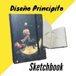 Sketchbook Principito Azul Petróleo - Imagen 2