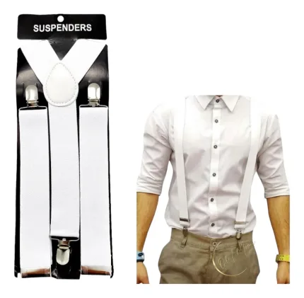 Suspensores Adulto Blanco