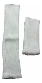 Polainas De Lana Mujer/Niña Blanco - Imagen 2