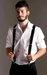 Suspensores Negro Adulto - Imagen 3