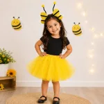 Set Disfraz Abeja con Tutu Amarillo - Imagen 2
